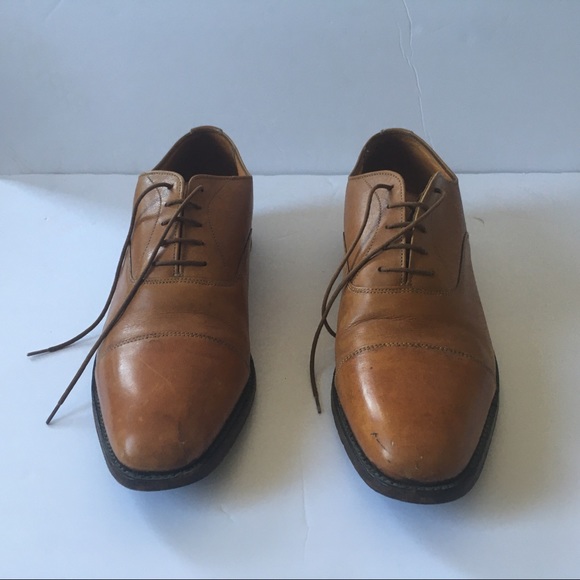 Bowen tan leather dress shoes main image 4